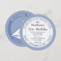 Scherpe maritieme blauwe/witte strepen voor alle l