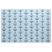 Scherpe Navy Blau Gepersonaliseerde Naam Boot Anke Stof (Fat Quarter)