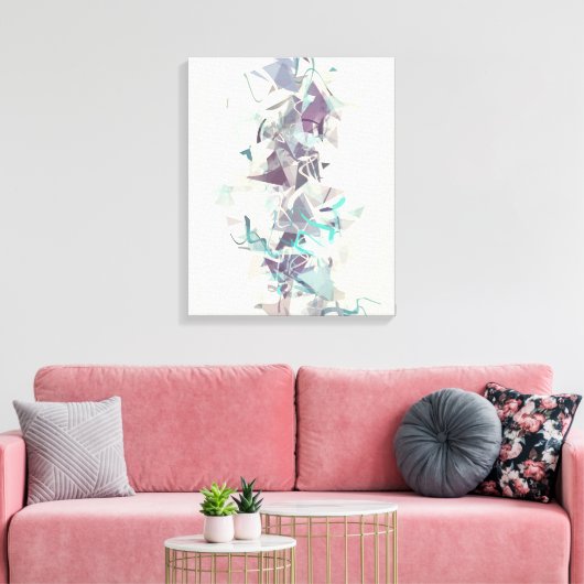 Scherpe objecten canvas afdruk (Insitu (Woonkamer))