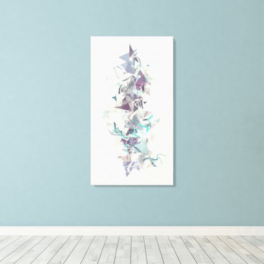 Scherpe objecten canvas afdruk (Insitu (Houten vloer))