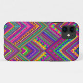Scherpe Paarse Case-Mate iPhone Case (Achterkant (horizontaal))