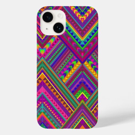 Scherpe Paarse Case-Mate iPhone Case (Achterkant)