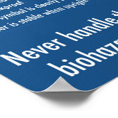 Scherpe poster voor veiligheidsvoorlichting (Hoek)