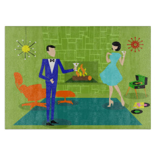 Scherpe Raad van het Paar van het midden van de Snijplank