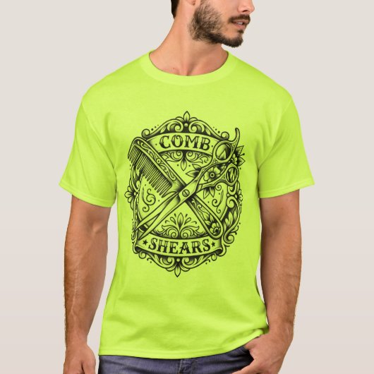 Scherpe Rand: Kapper's Erfgoed T-Shirt (Voorkant)