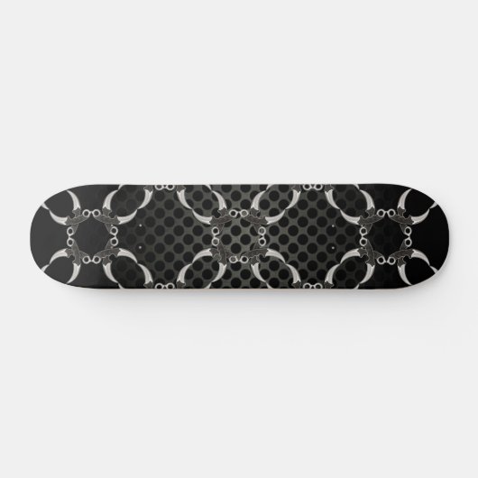 Scherpe randen gebogen bladerskateboard persoonlijk skateboard (Horizontaal)