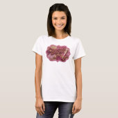 Scherpe Rode CHAMPAGE COMES FIRST Shirt Ontwerp (Voorkant volledig)