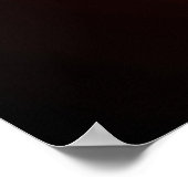 Scherpe Rode en Grijze Abstracte Minimalis Poster (Hoek)