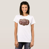 Scherpe Roze MAAR EERST ROS Custom T-shirt (Voorkant volledig)