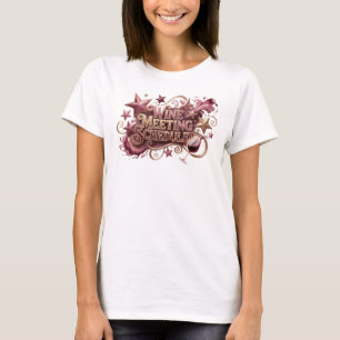 Scherpe Roze WIJN AFSPRAAK GEPLAND Statement T-shi T-shirt