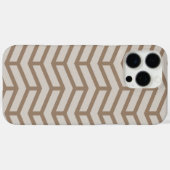 Scherpe scherpe tegengestelde pijlen Chevron bruin Case-Mate iPhone Case (Achterkant (horizontaal))