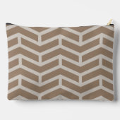 Scherpe scherpe tegengestelde pijlen Chevron bruin Etui (Achterkant)