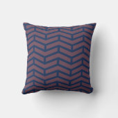 Scherpe scherpe tegengestelde pijlen Chevron roze Kussen (Achterkant)