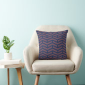 Scherpe scherpe tegengestelde pijlen Chevron roze Kussen (Stoel)