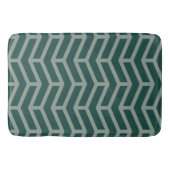 Scherpe scherpe tegengestelde pijlen Chevron twee Badmat (Voorkant)