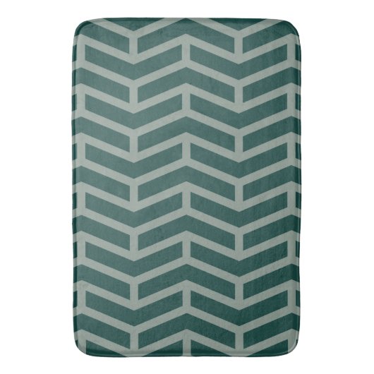 Scherpe scherpe tegengestelde pijlen Chevron twee Badmat (Voorkant Verticaal)