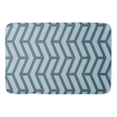 Scherpe scherpe tegengestelde pijlen Chevron Two T Badmat (Voorkant)