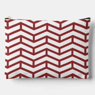 Scherpe scherpe tegengestelde pijlen Chevron wit r Etui