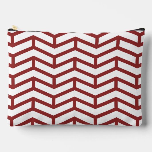 Scherpe scherpe tegengestelde pijlen Chevron wit r Etui (Voorkant)