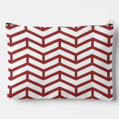 Scherpe scherpe tegengestelde pijlen Chevron wit r Etui (Achterkant)