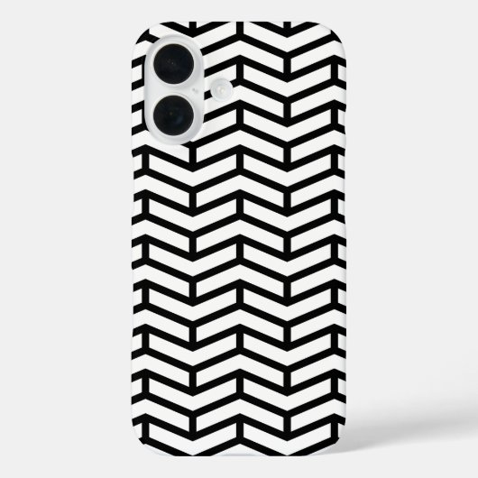 Scherpe scherpe tegengestelde pijlen Chevron wit z Case-Mate iPhone Case (Achterkant)