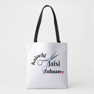 Scherpe tong – Kainchi Jaisi Zubaan | Grappige Ind Tote Bag