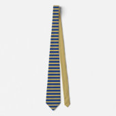 Scherpe vette aangepaste minimalistische gouden bl stropdas (Voorkant)