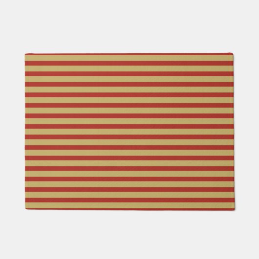 Scherpe vette aangepaste minimalistische gouden ro deurmat (Voorkant)