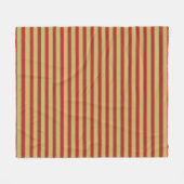 Scherpe vette aangepaste minimalistische gouden ro fleece deken (Voorkant (Horizontaal))