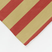 Scherpe vette aangepaste minimalistische gouden ro fleece deken (Hoek)