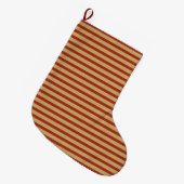 Scherpe vette aangepaste minimalistische gouden ro grote kerstsok (Voorkant (Hangend))