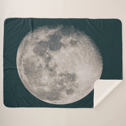 SCHERPE VOLLE MAAN SHERPA DEKEN (Voorkant (horizontaal))
