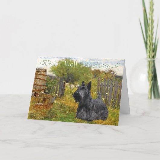 Scherpe Wensen voor een Scottish Terrier Kaart (Voorkant)