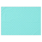 Scherpe witte doorsnede cirkels op blauwgroen zeeb tafelkleed (Voorkant (Horizontaal))