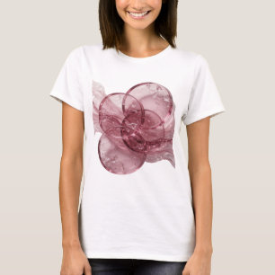 Scherpe Zilveren ABSTRACTE KUNST Moderne Vormgevin T-shirt