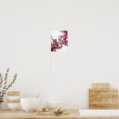 Scherpe Zilveren DRIE DIAMANT TEDDIES Print (Keuken)
