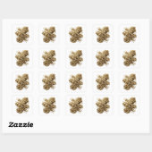 Scherpe zilveren sticker voor knutselen (Vel)