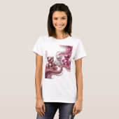 Scherpe Zilveren THREE DIAMOND TEDDIES Print T-shirt (Voorkant volledig)