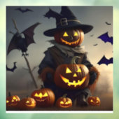 Scherpegelvenster aanklampen. Halloween decor Raamsticker (Vel 3)