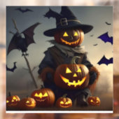 Scherpegelvenster aanklampen. Halloween decor Raamsticker (Vel 2)