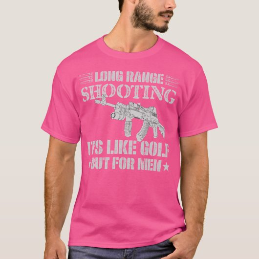 Scherpschieten over lange afstand Het is als golf, T-shirt (Voorkant)