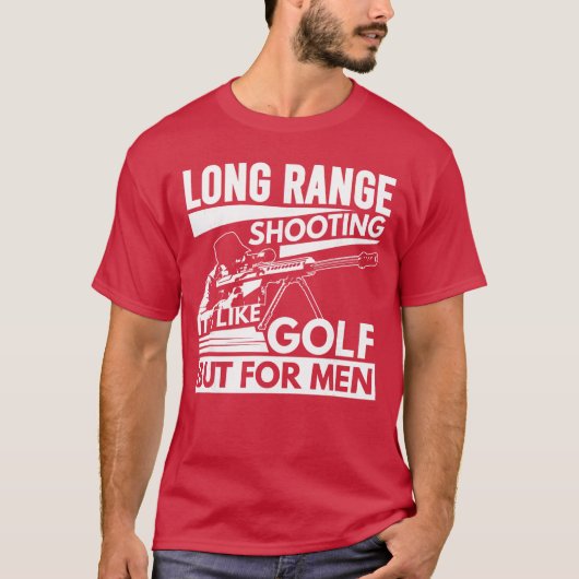 Scherpschieten over lange afstand Het is als golf T-shirt (Voorkant)