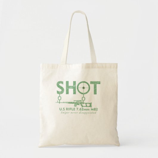 Scherpschuttersgeweer 7.62 M82 Militair Tote Bag (Voorkant)