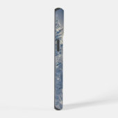 Scherptedieptefotografie van ijsscherven iPhone 15 case (Rechterkant)