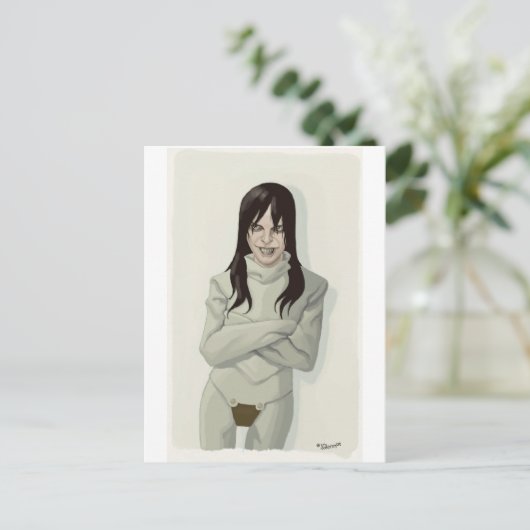 scherpzinnig briefkaart (Staand voorkant)