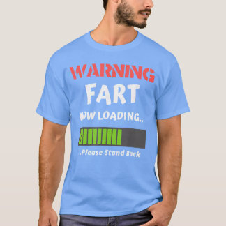 Scherzartikel voor hem met winden Waarschuwing Win T-shirt