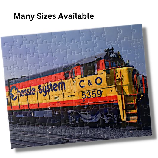 Schessie Diesel Locomotive Engine Train Railroad Legpuzzel