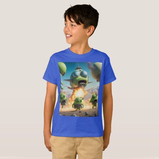 Scheten Alien UFO T-shirt (Voorkant volledig)