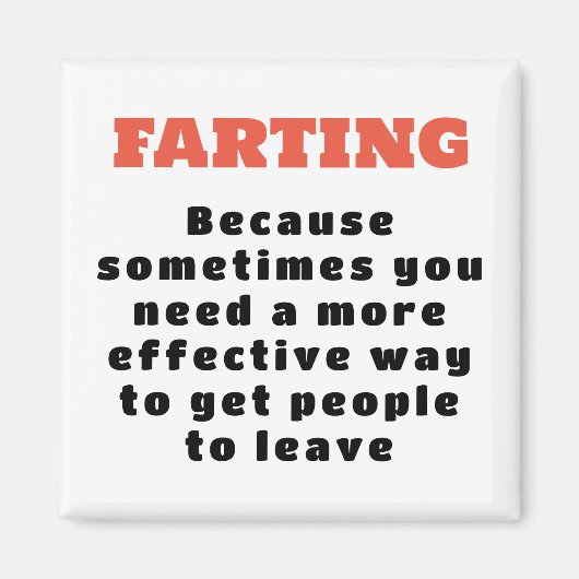 Scheten - Effectievere manier - zwart op wit Magneet (Voorkant)