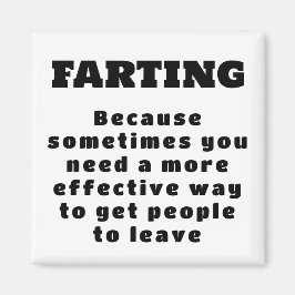 Scheten - Effectievere manier - zwart op wit Magneet